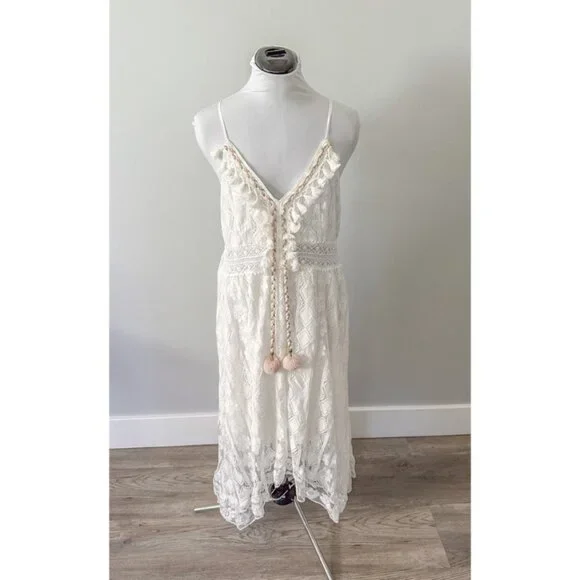 Cupshe Ariya V-neck Lace Up Slip Dress- NWT! - Picture 7 of 12